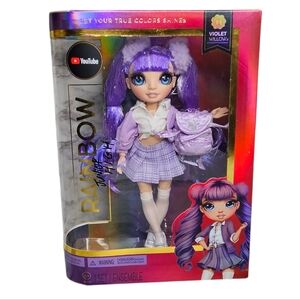 New In Box YouTube Show Rainbow High Junior High Violet Willow